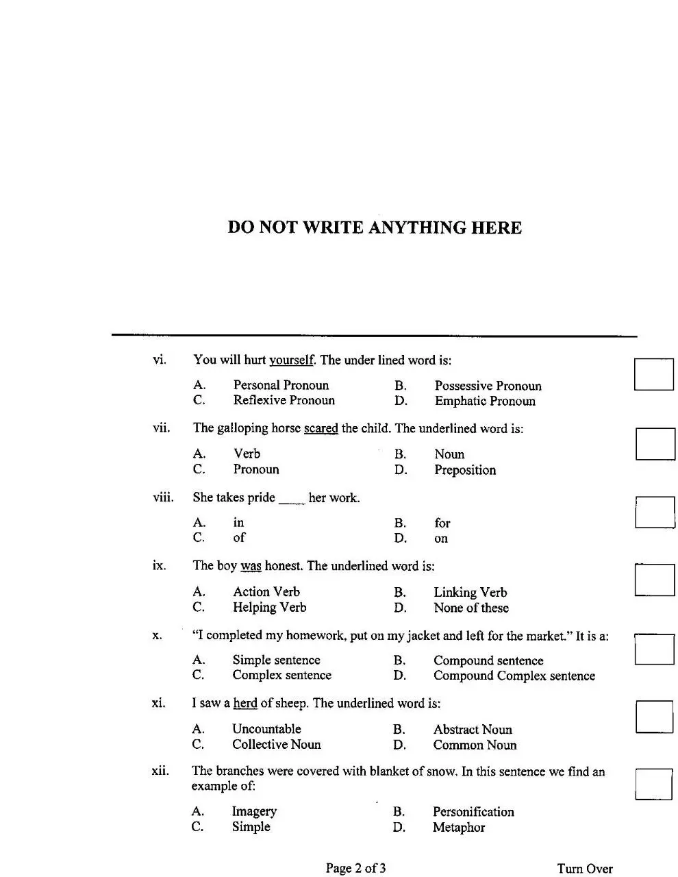 Page 3 of 6, English Compulsory SSC I new