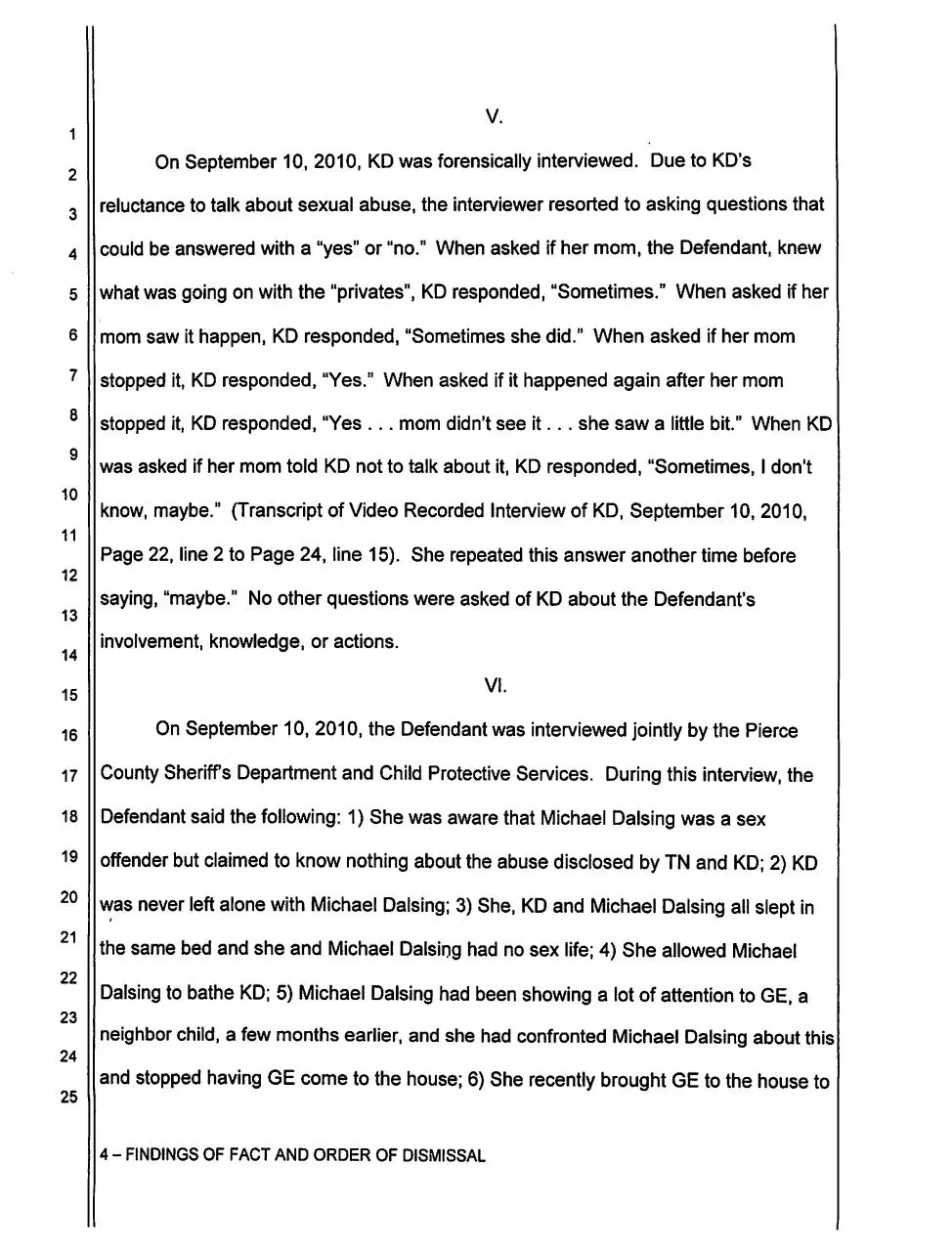 Page 4 of 28, Findings Fact Conclusions Law Ord DM Dalsing 05.28.15