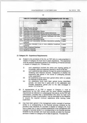 Page 4, Section IV Experience Requirements