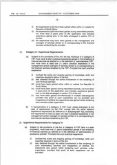 Page 5, Section IV Experience Requirements