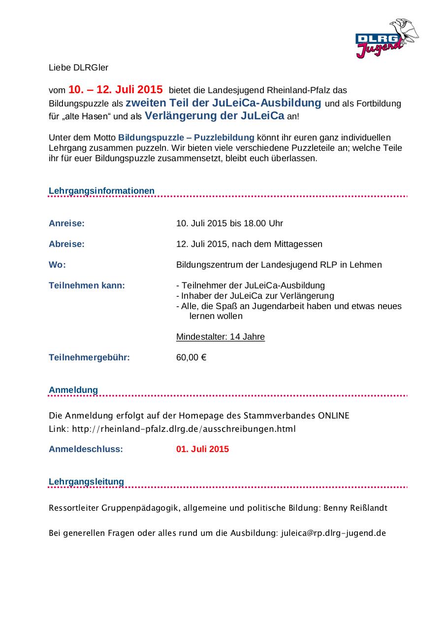 Document preview BildungspuzzleAusschreibung2015.pdf - page 2/3