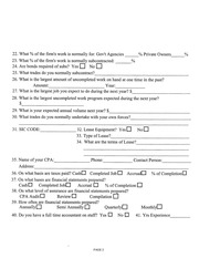 Page 2, CONTRACTORQUESTIONNAIRE2015