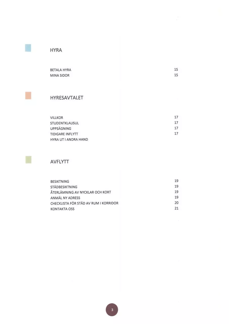Page 4 of 23, handbok for boende