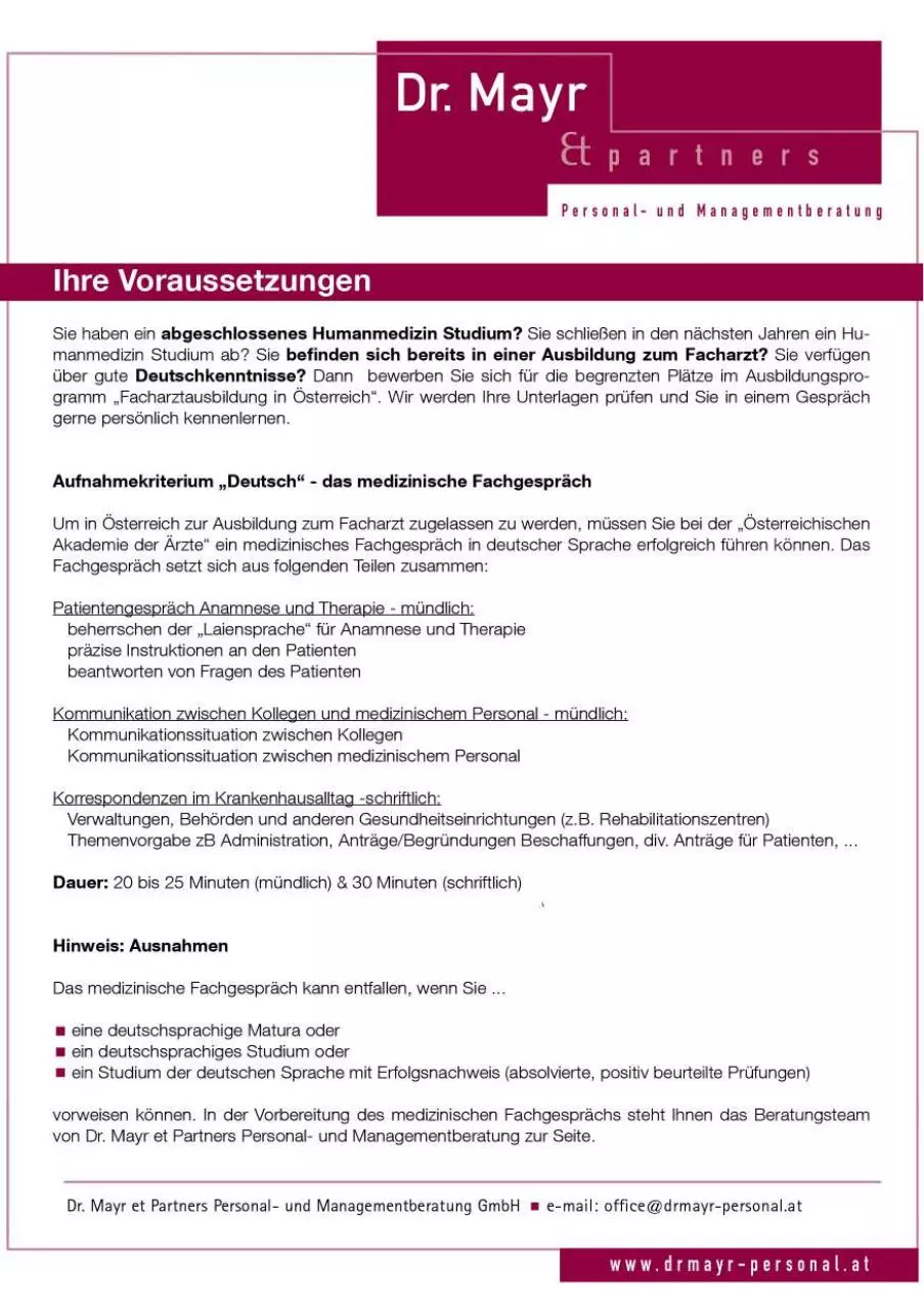 Page 4 of 5, Bewerbungsinformationen