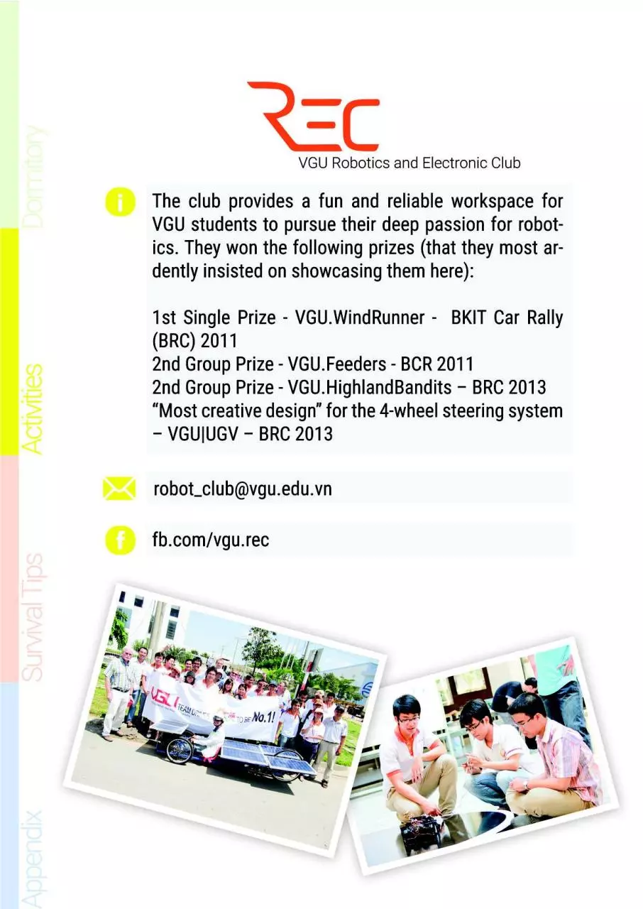 Page 3 of 9, VGU Handbook excerpt