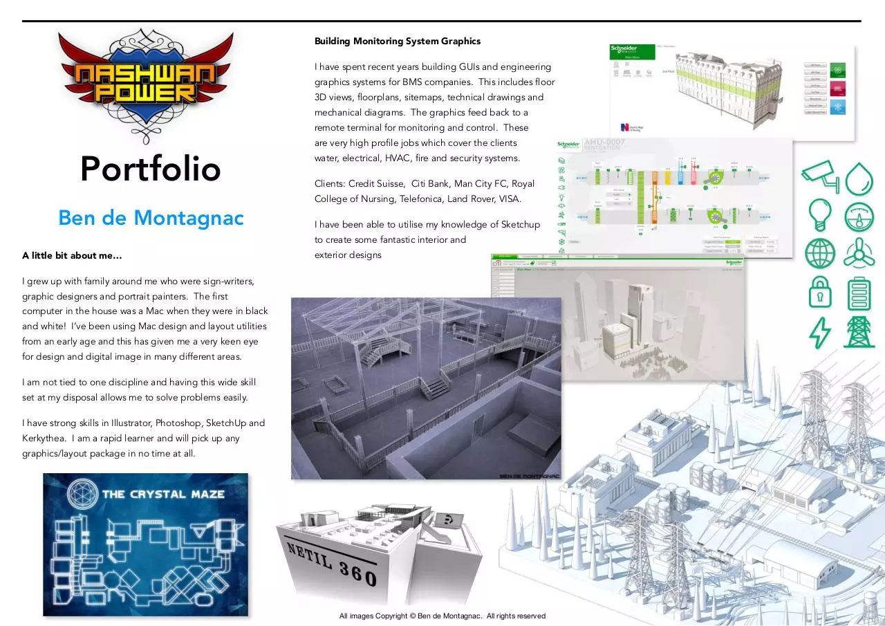 Page 1 of 3, Ben de Montagnac Portfolio
