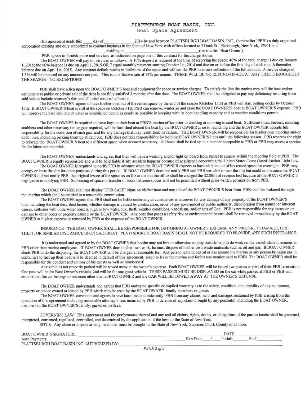 Page 3 of 3, the current fees