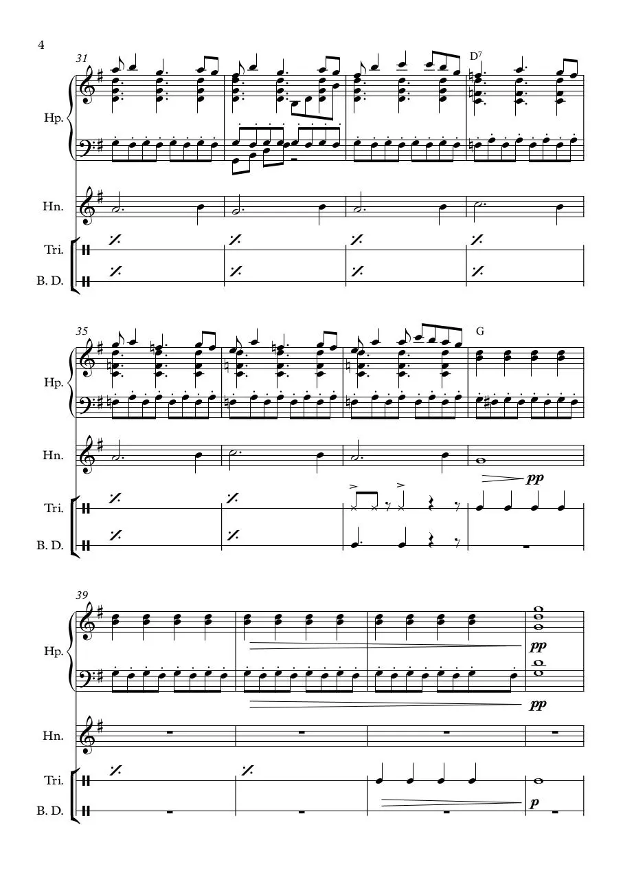 Page 4 of 4, Inside out Full Score