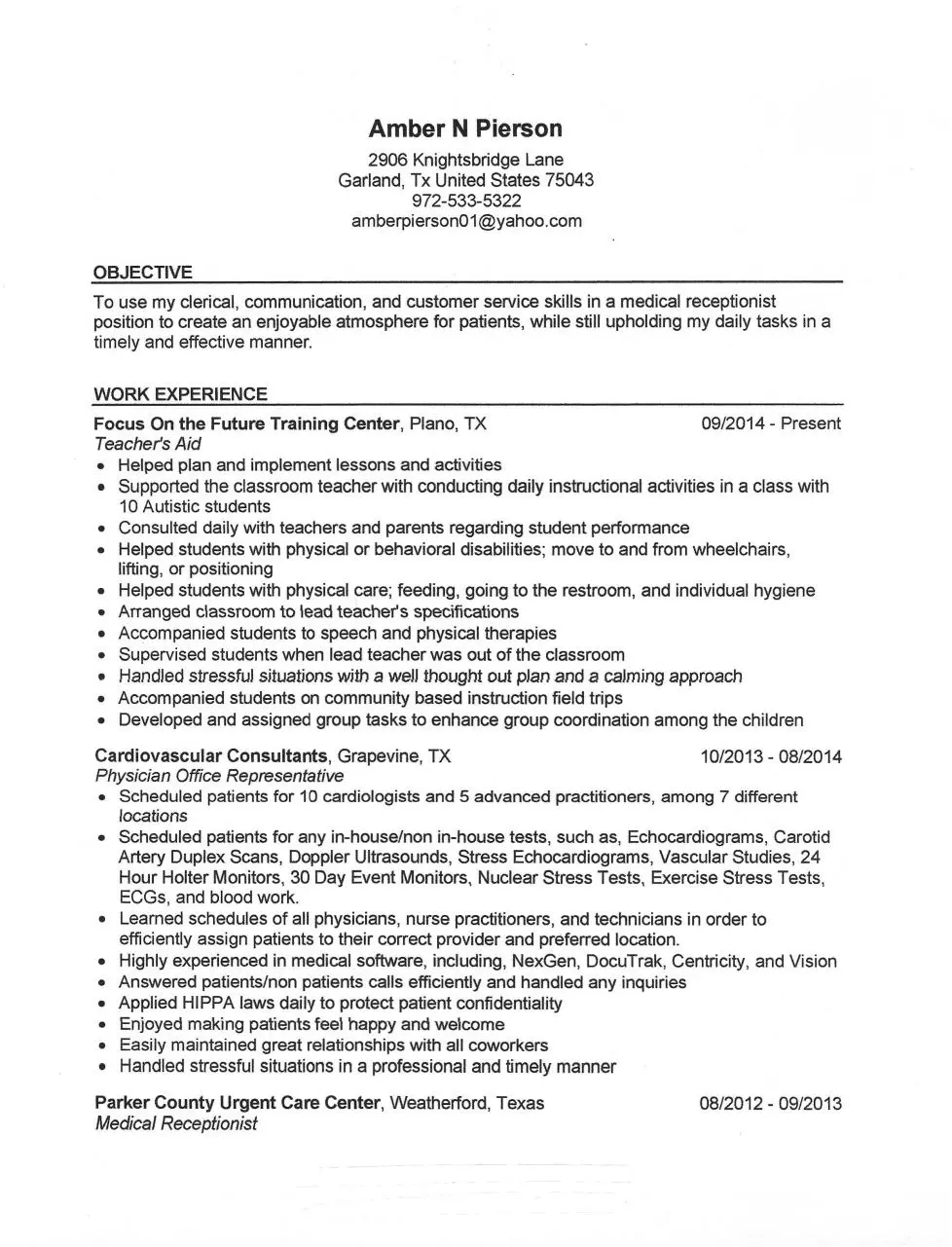 Page 1 of 3, Amber Resume 2015 (3)