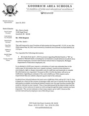 Page 1, Sherry Smith FOIA Response. JUNE 10, 2015