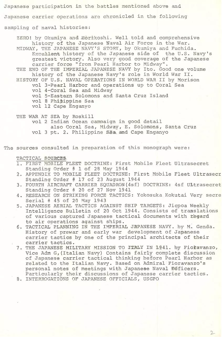 Page 2 of 20, IJN Carrier Doctrine