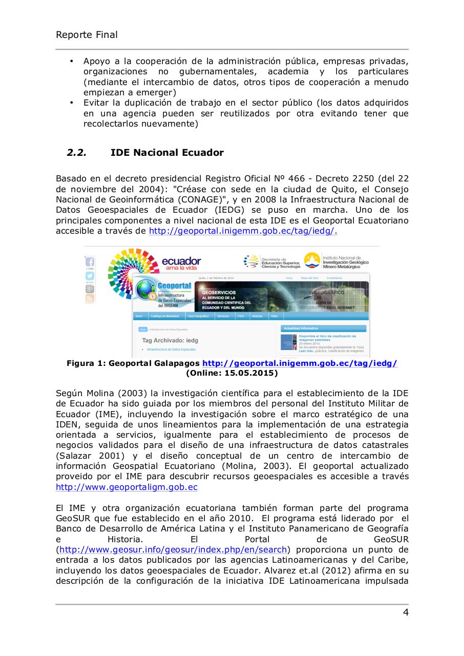 Galapagos reporte final_2014.pdf - page 4/45