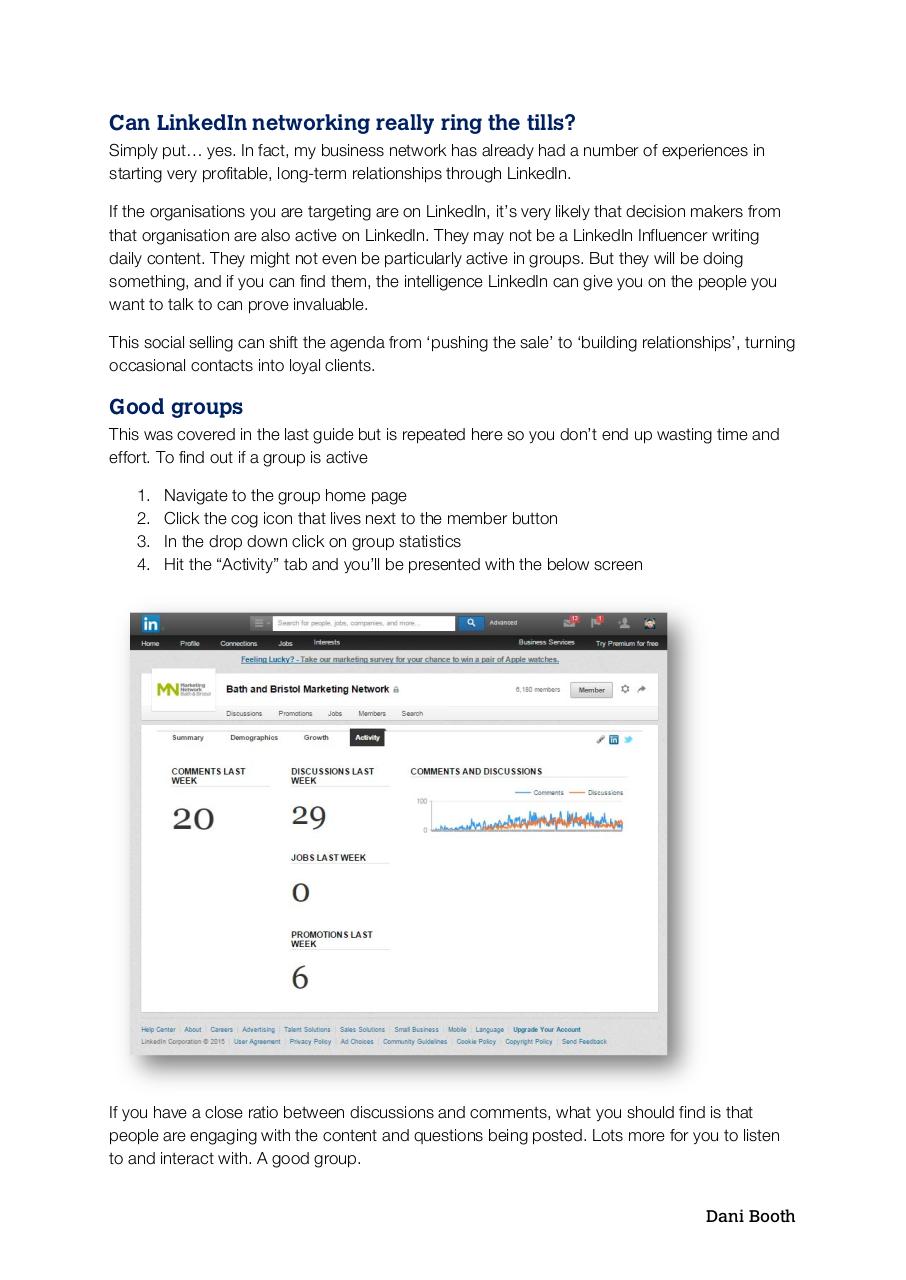 Document preview Social selling on LinkedIn.pdf - page 2/4