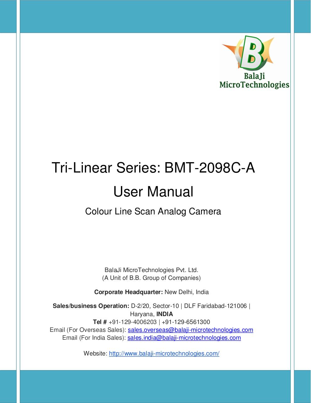 BMT-2098C-A_line_scan_camera_user_manual.pdf - page 1/20