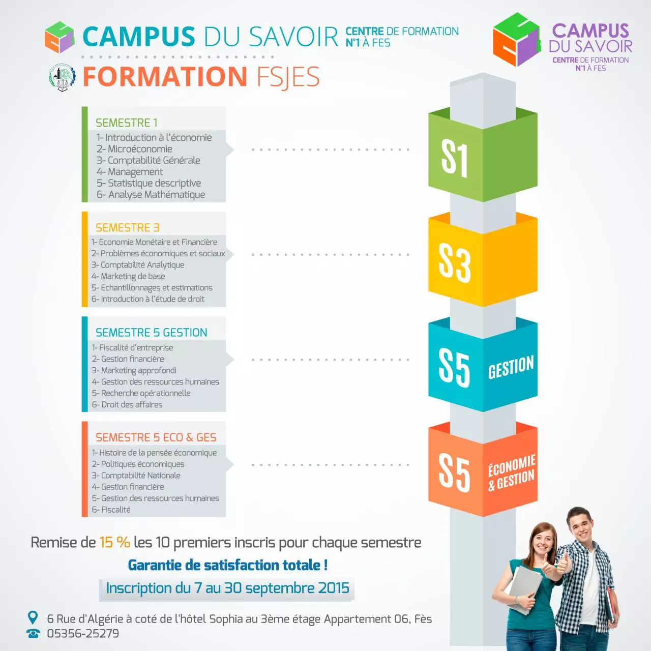 Page 1 of 1, programme campus