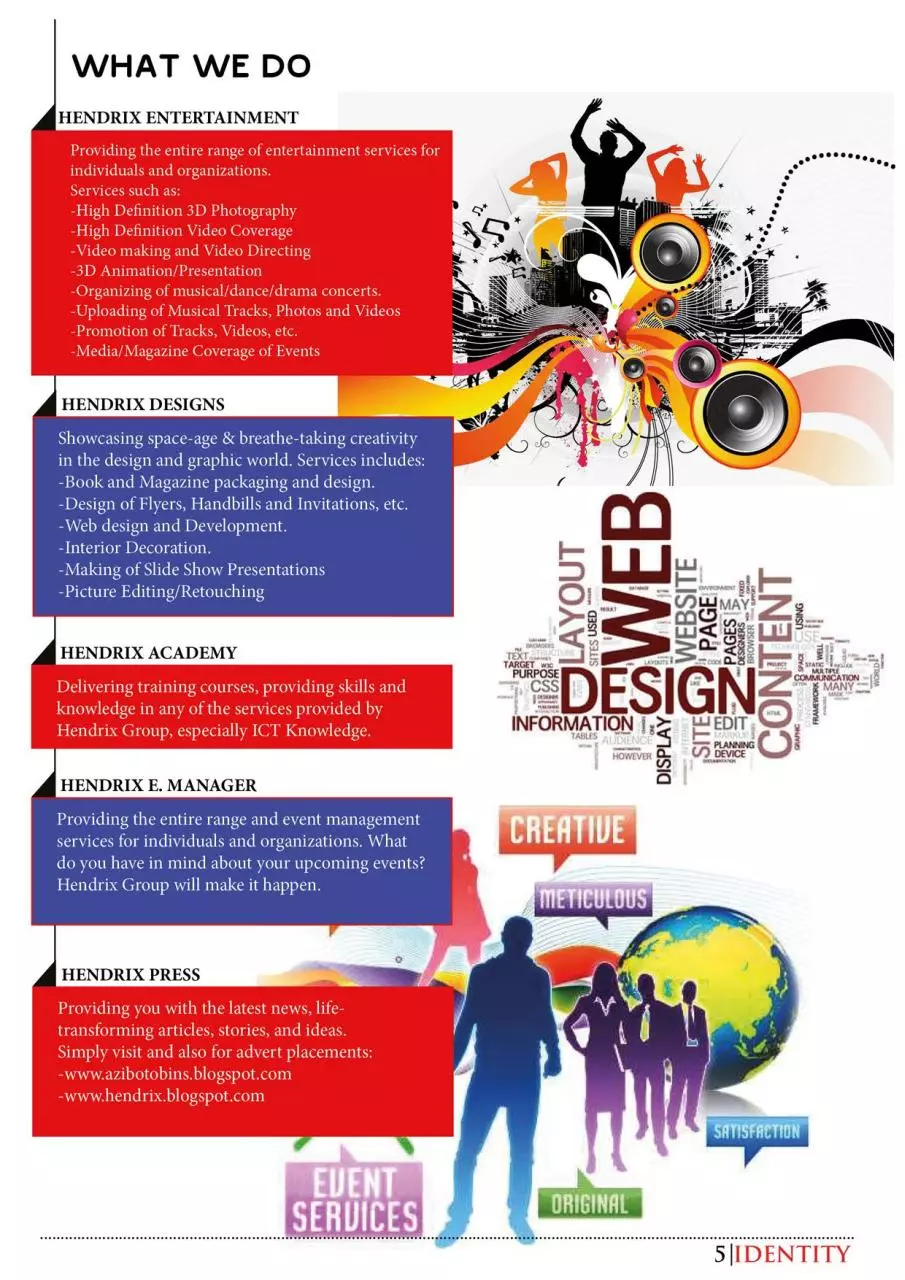 Page 5 of 54, Identity Magazine