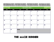 Page 3, Maze Runner Calendar