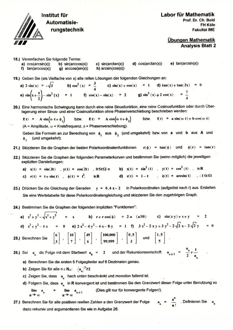Page 3 of 10, Mathe Uebung Analysis Bold