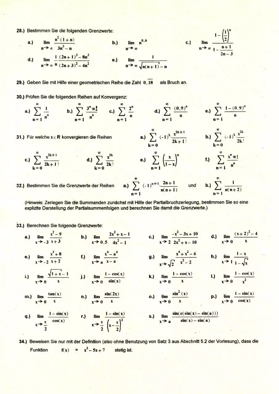 Page 4 of 10, Mathe Uebung Analysis Bold