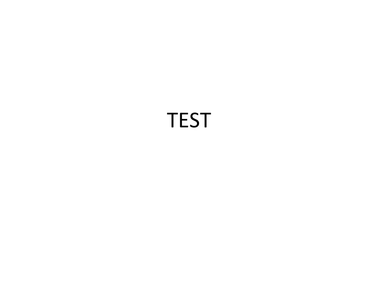Page 1 of 1, TEST