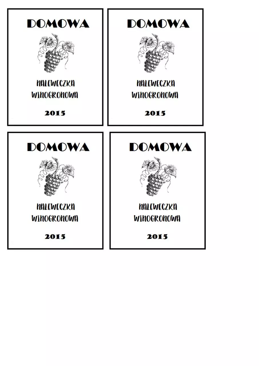 Document preview - Nalewka winogronowa.pdf - Page 1/1