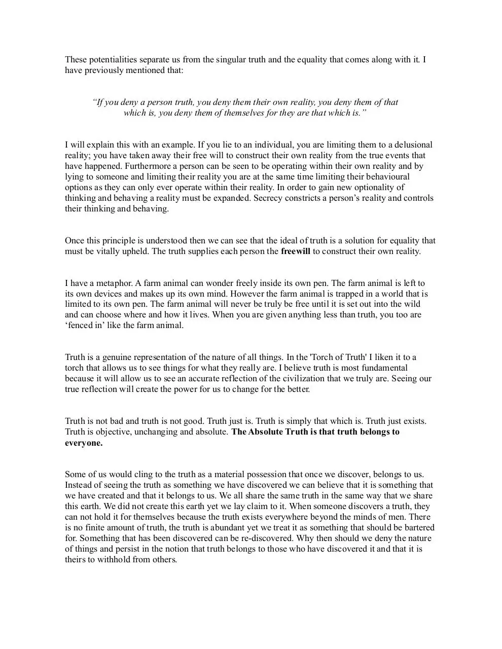 Page 4 of 6, The Constitution of Truth (3)