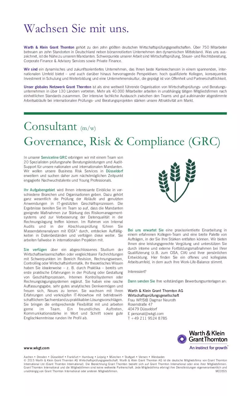 Document preview - C0555_personal_DUS_GRC_Consultant GRC_Neuroth.pdf - Page 1/1