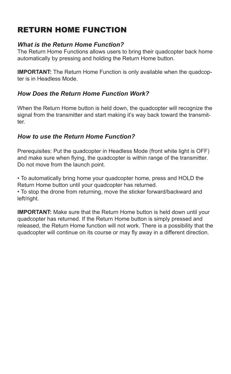 Page 2 of 2, GETTING TO KNOW YOUR QUADCOPTER FEATURES print (2)