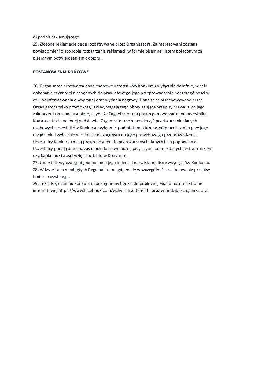 Document preview Regulamin_Vichy_Neovadiol_Bez_Pauzy.pdf - page 4/4