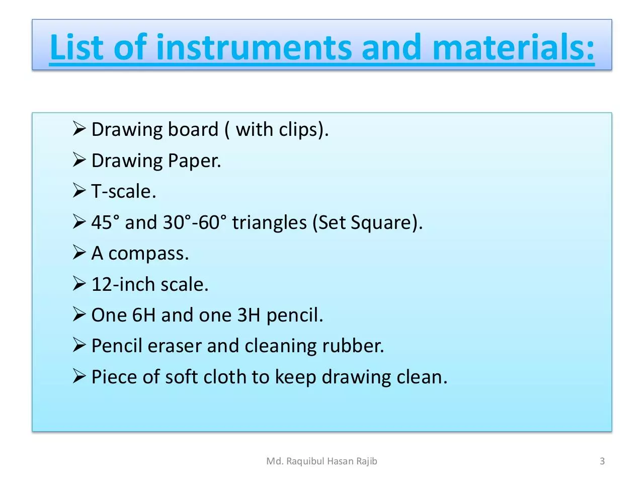 Page 3 of 105, CIVIL DRAWING(EFAT PUST)