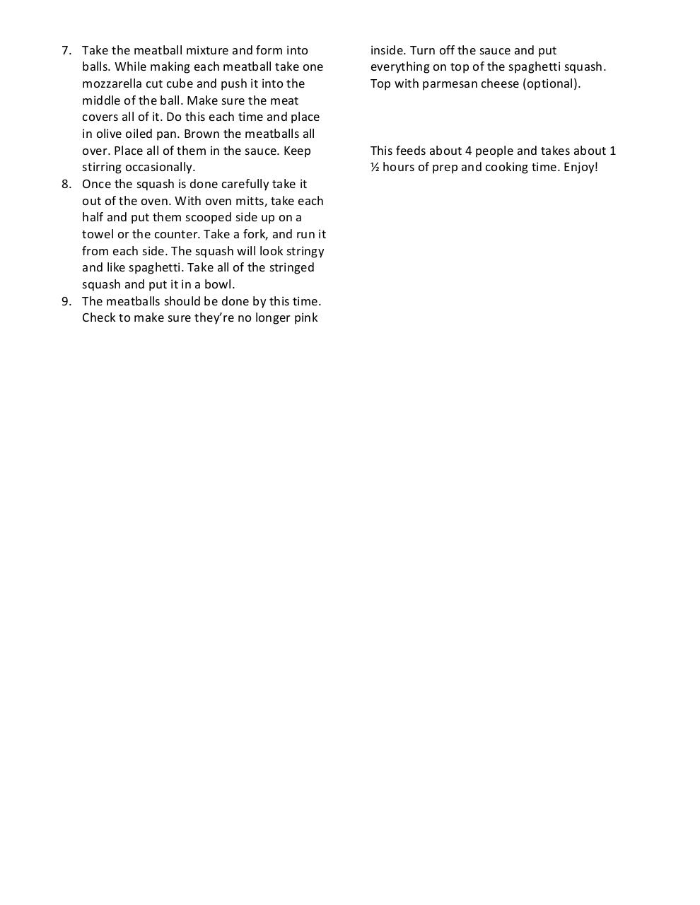 Document preview Mozzarella stuffed meatballs and spaghetti squash (1).pdf - page 2/2