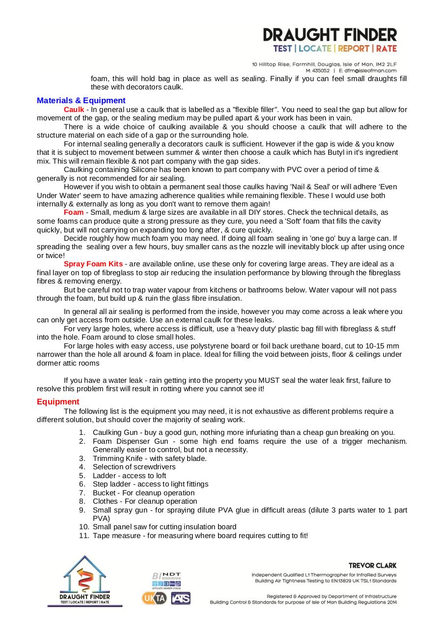 16. Client Air Sealing Tips - 05.09.2015.pdf - page 4/28