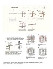 Page 2, macrame tablecloth instructions
