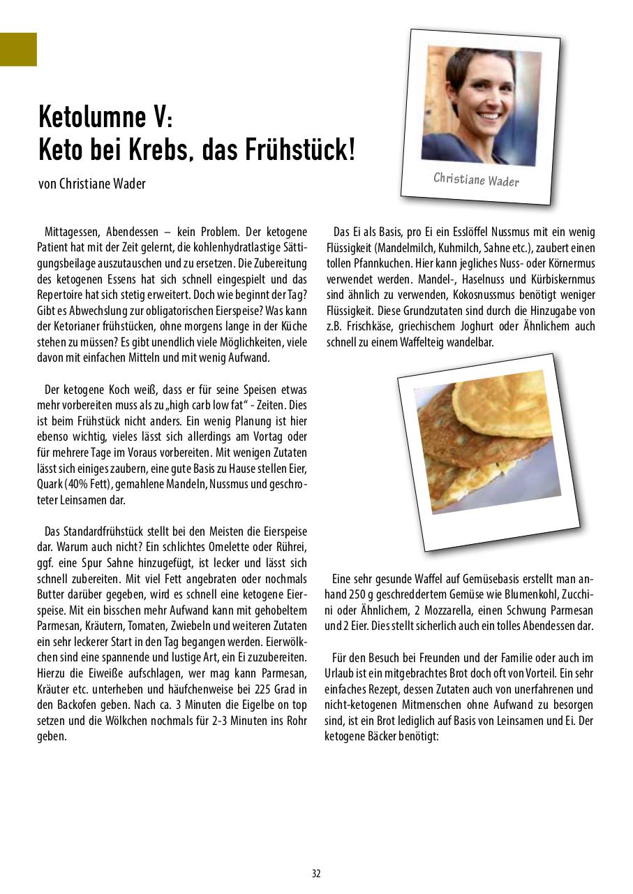 Document preview LCHF Magazin September 2015_Leseprobe_Christiane Wader_Web.pdf - page 2/5