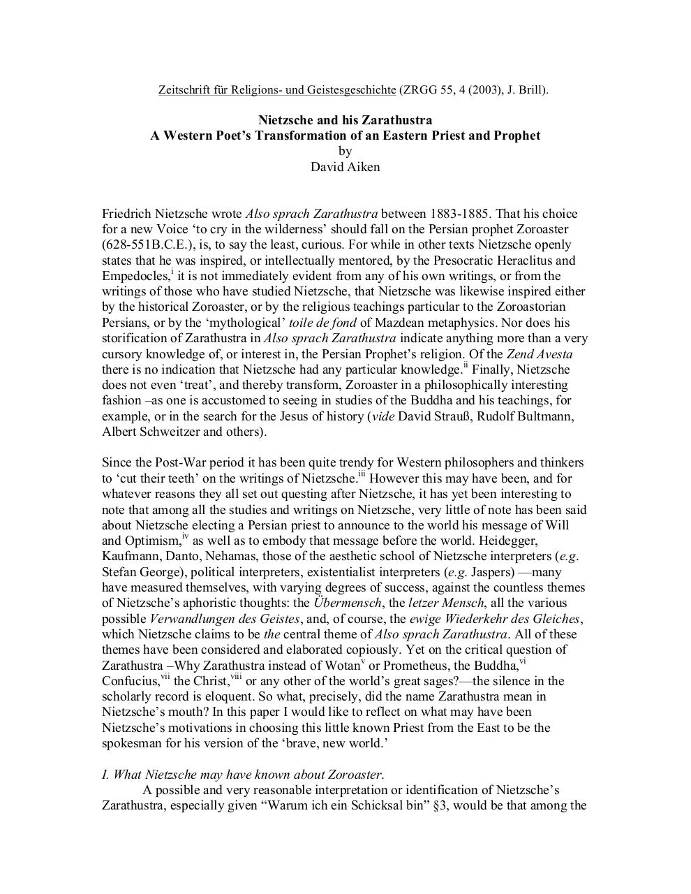 Nietzsche'sZarathustra_2003.pdf - page 1/19