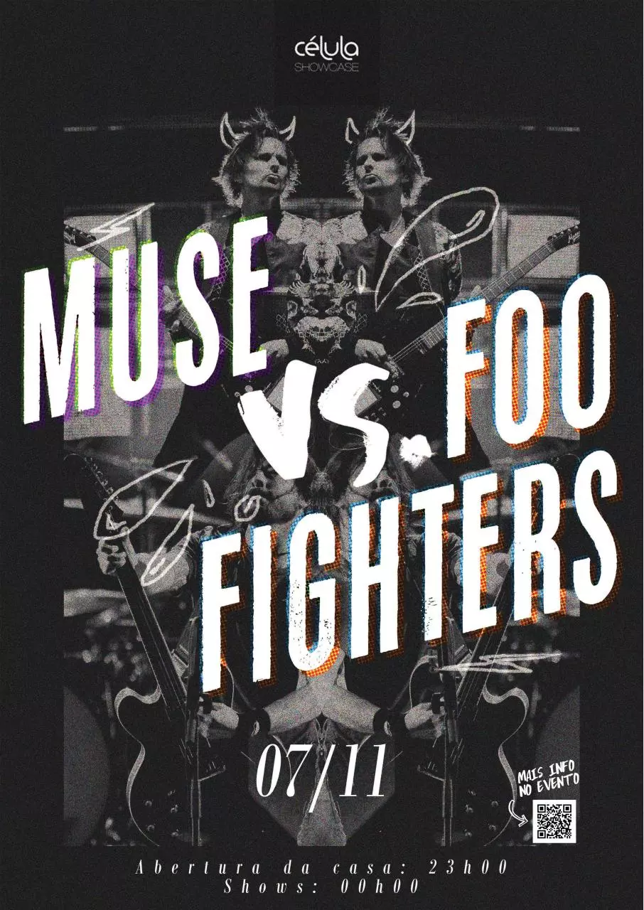 Page 1 of 1, cartaz muse vs foofighters