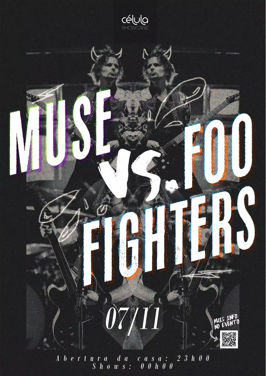 Page 1 of 1, cartaz muse vs foofighters