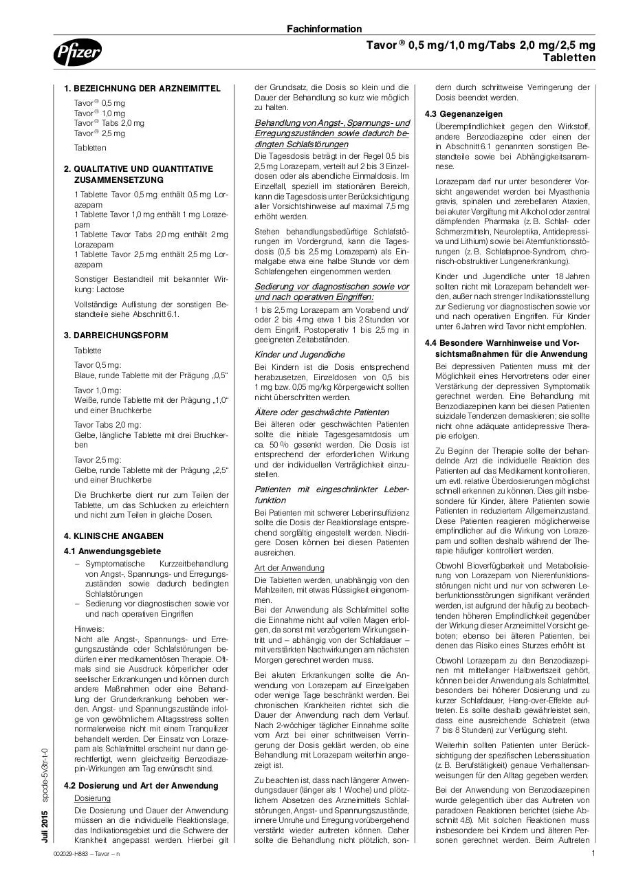 Page 1 of 5, tavor