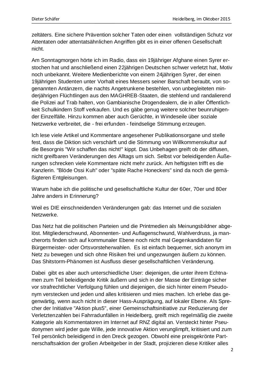 Document preview Mein Unbehagen in der FlÃ¼chtlingskrise.pdf - page 2/5