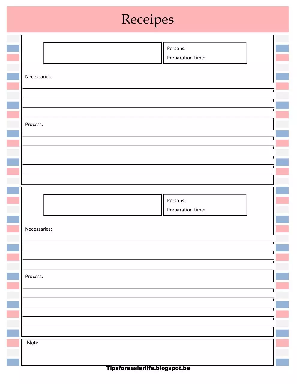 Page 1 of 1, recepten EN
