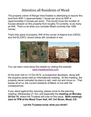 Page 1, Attention all Residents of Mead