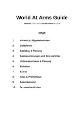 Page 1, World At Arms Guide Galaxy Radio