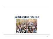 Page 1, Collaborative recommendation