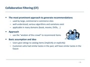 Page 3, Collaborative recommendation