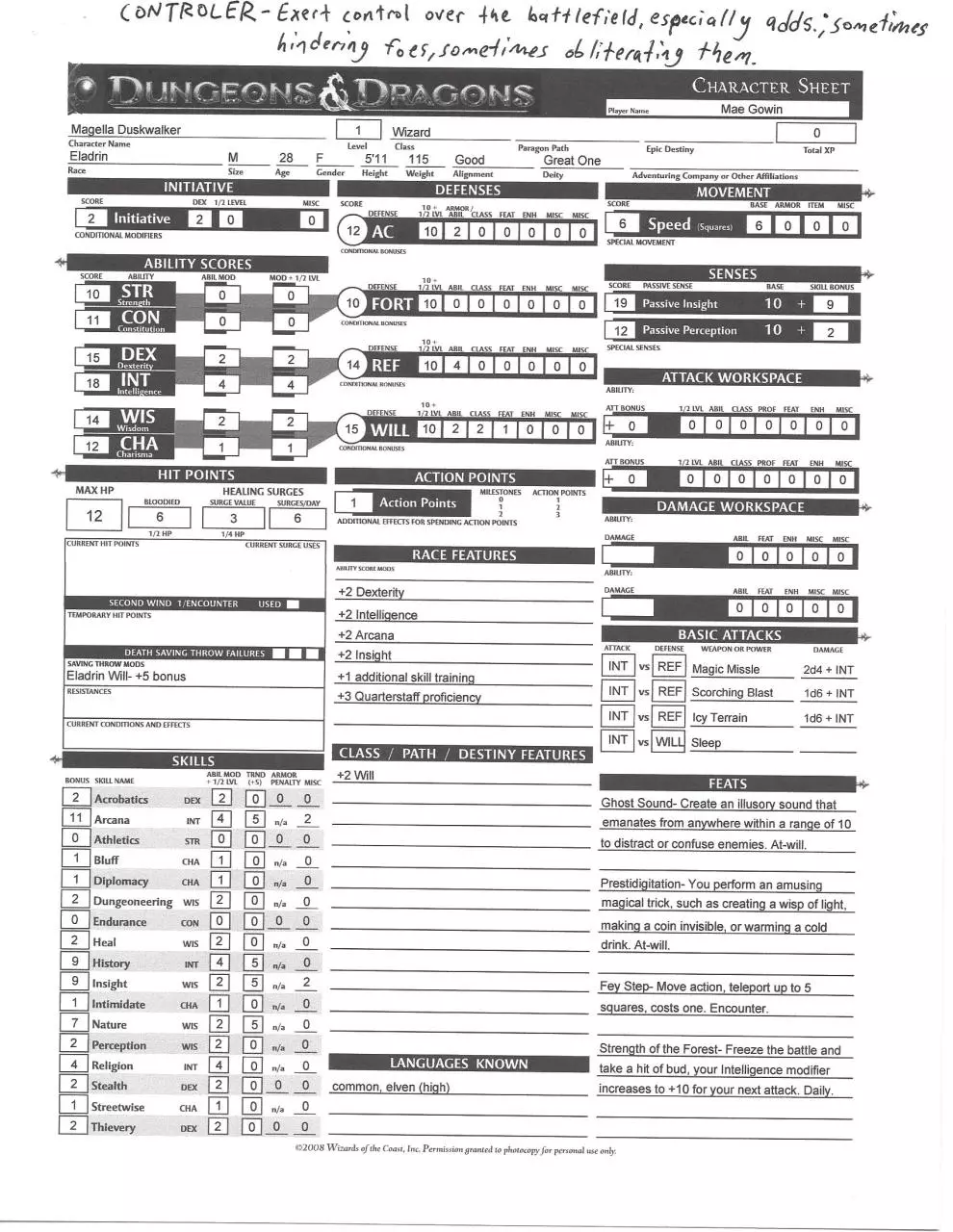 Page 1 of 2, Gowin, Mae