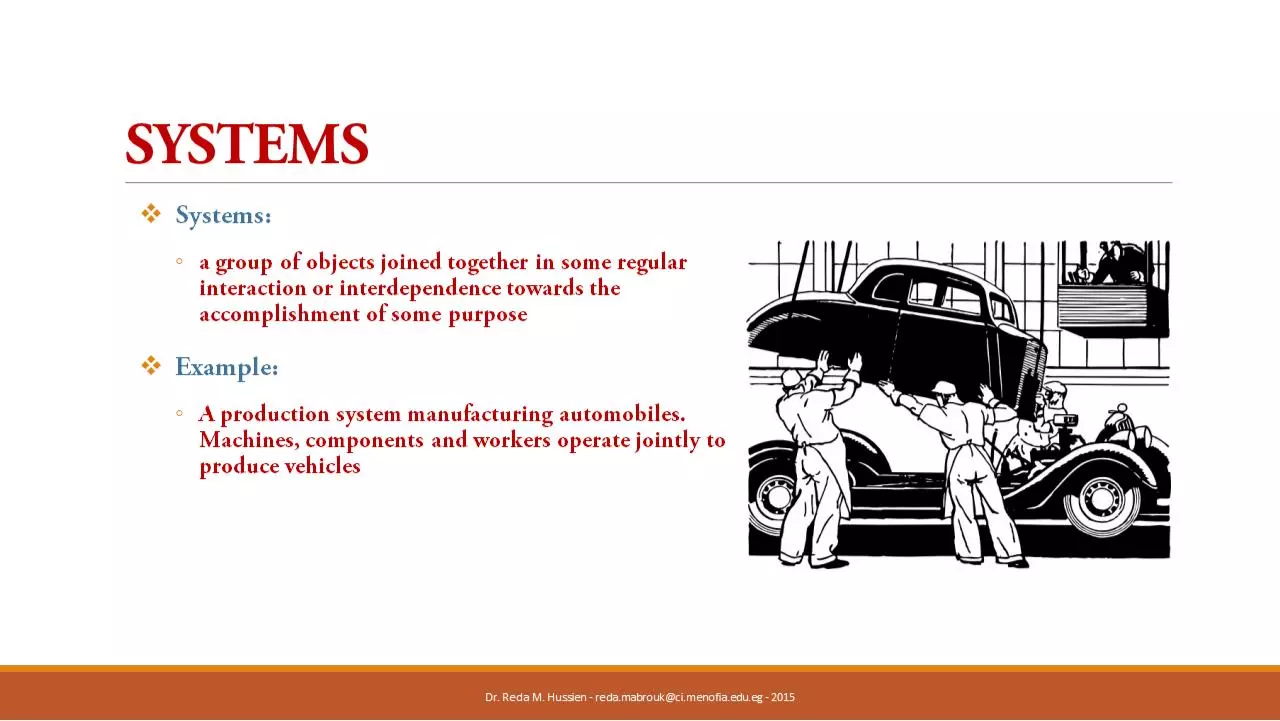 Page 3 of 27, Lecture 01 Introduction to Systems and Simulation