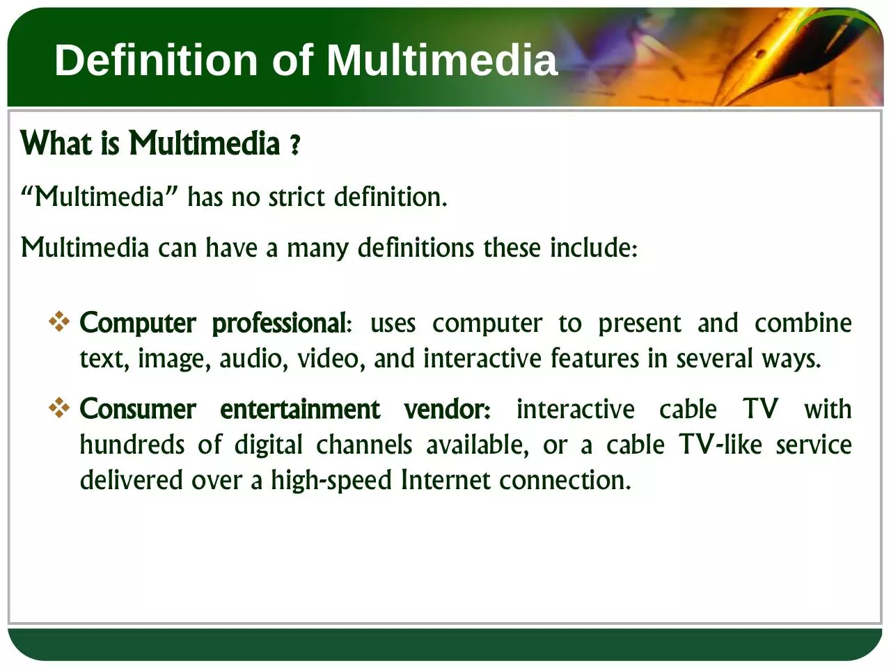 Page 5 of 27, Multimedia 2015 2016 Lec#2
