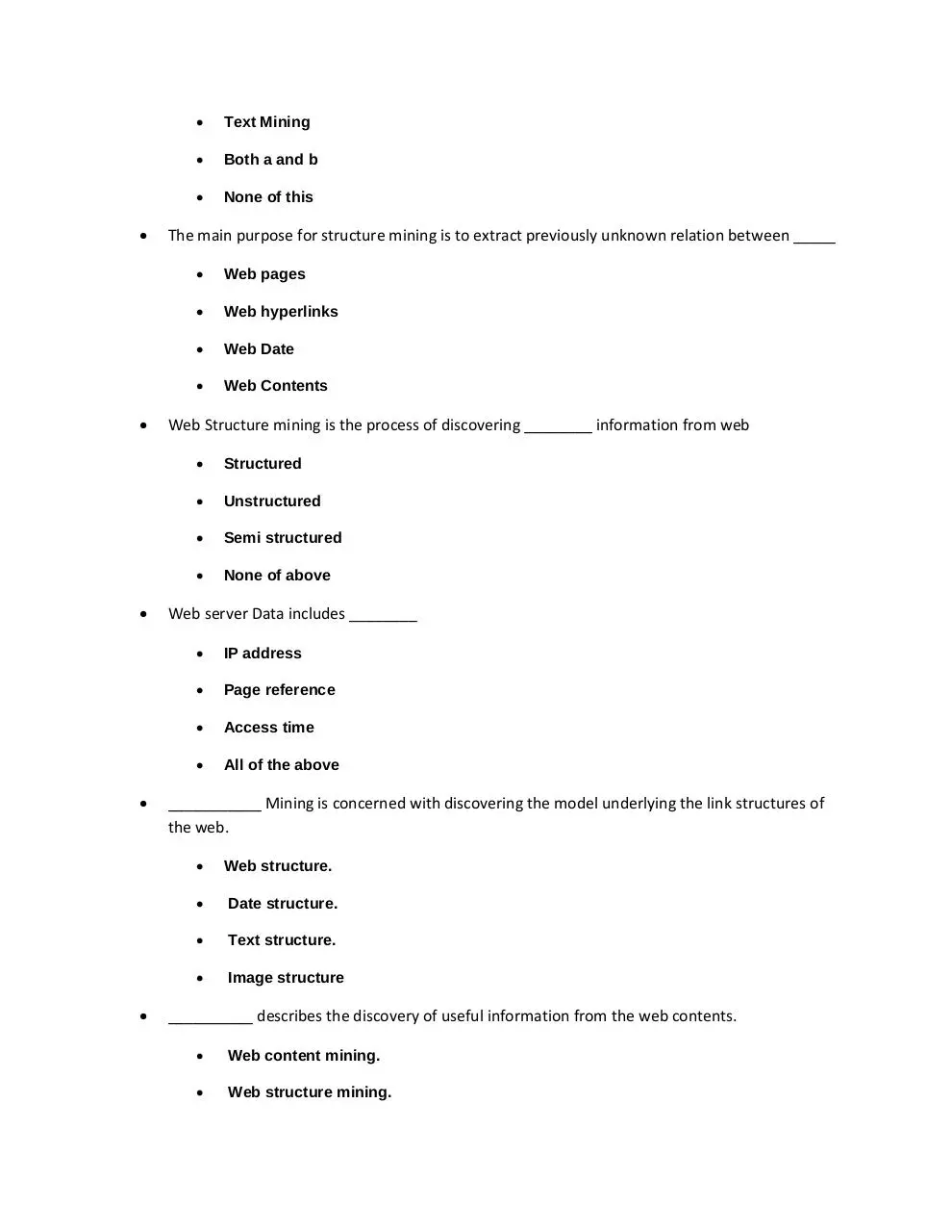 Page 5 of 8, sheet 1 Data Mining course 2015