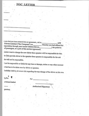 Page 1, NOC LETTER