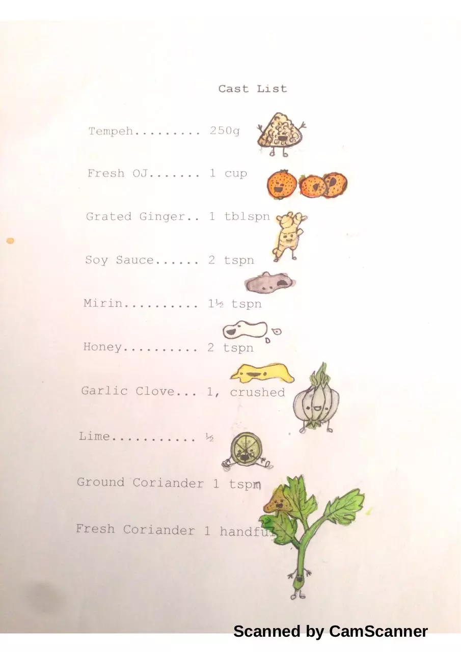 Page 1 of 4, orange tempeh